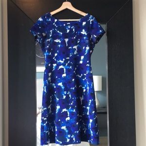 Blue floral Ivanka Trump Dress